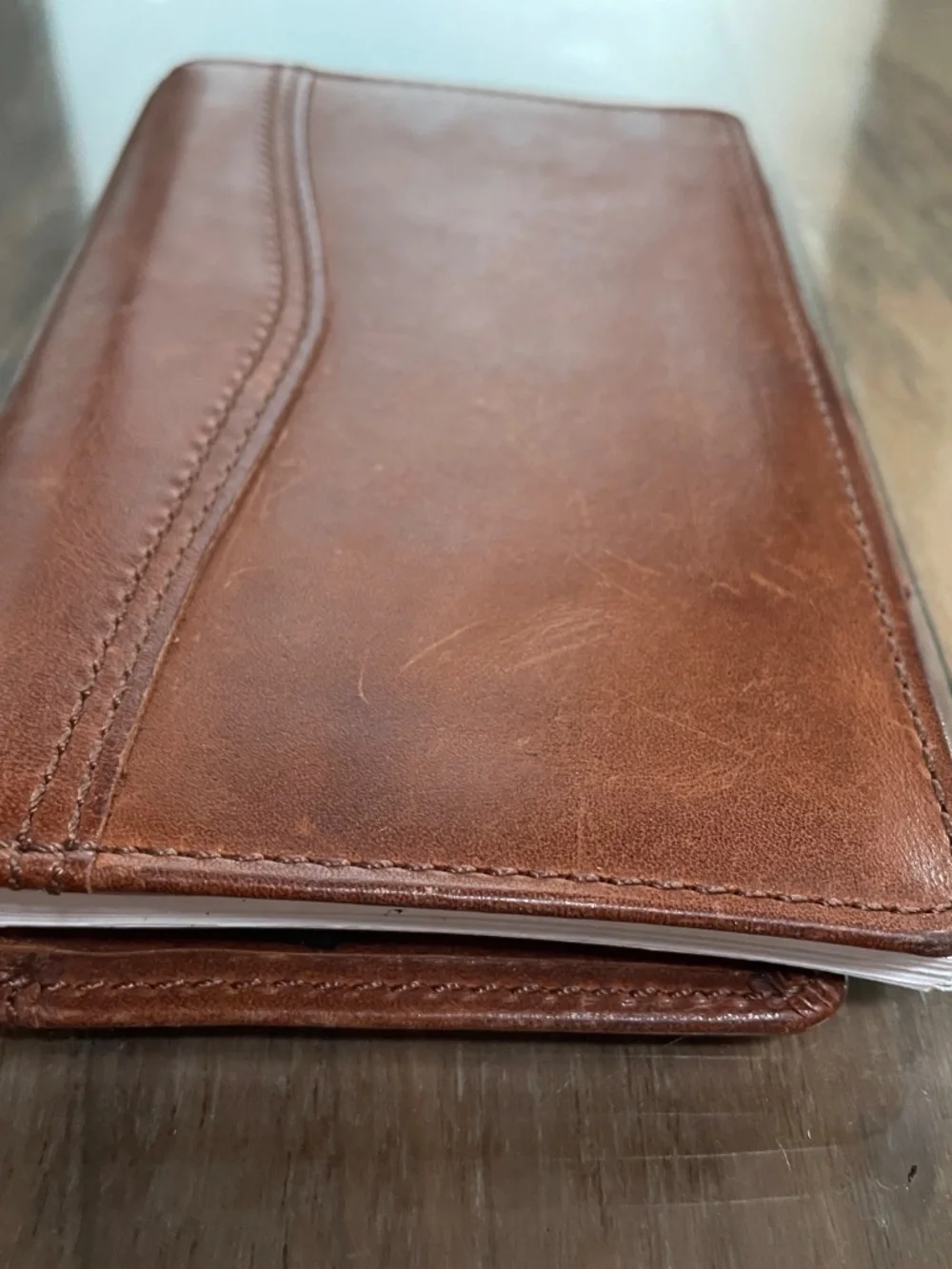 Day Timer distressed leather